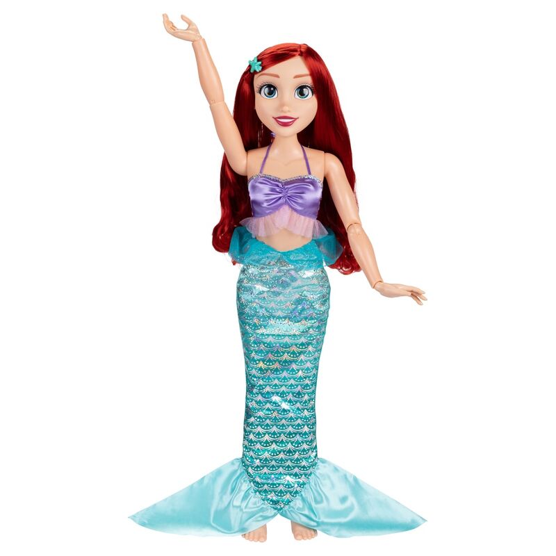 🧜‍♀️ Poupée Ariel 80 cm – Disney La Petite Sirène 🌊