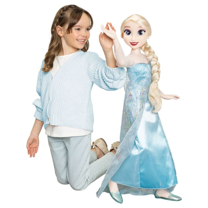 ❄️ Poupée Elsa 80 cm – Disney La Reine des Neiges 👑