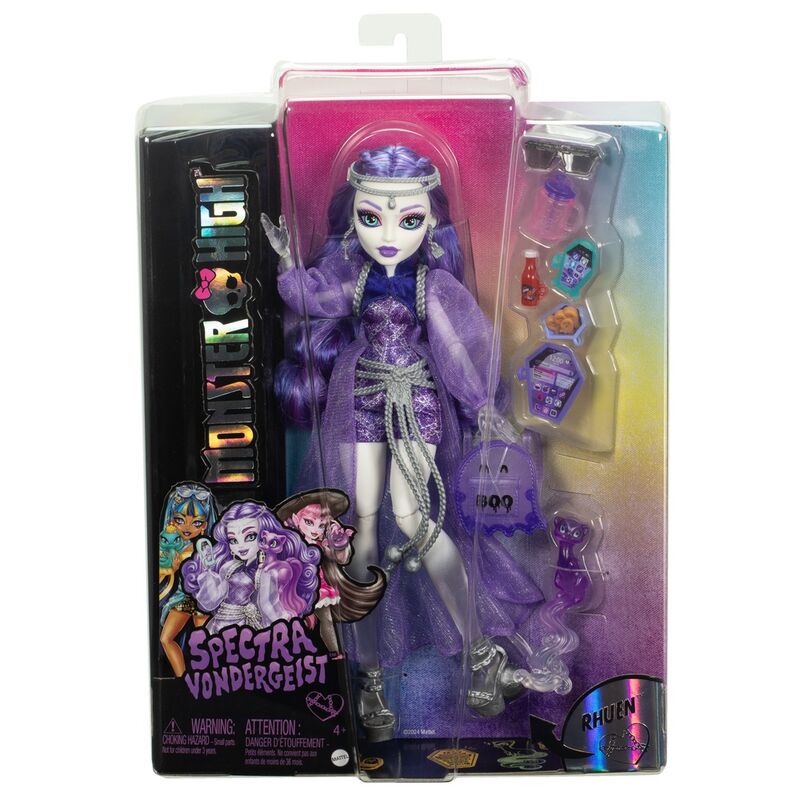 👻 Poupée Monster High Spectra Vondergeist – Mystère & Glamour Éthéré 💫