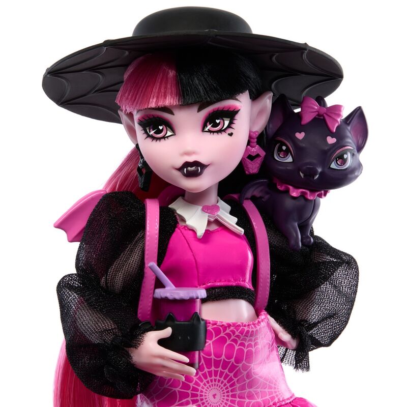🦇 Poupée Monster High Draculaura – Glamour & Frissons dès 4 Ans 💜