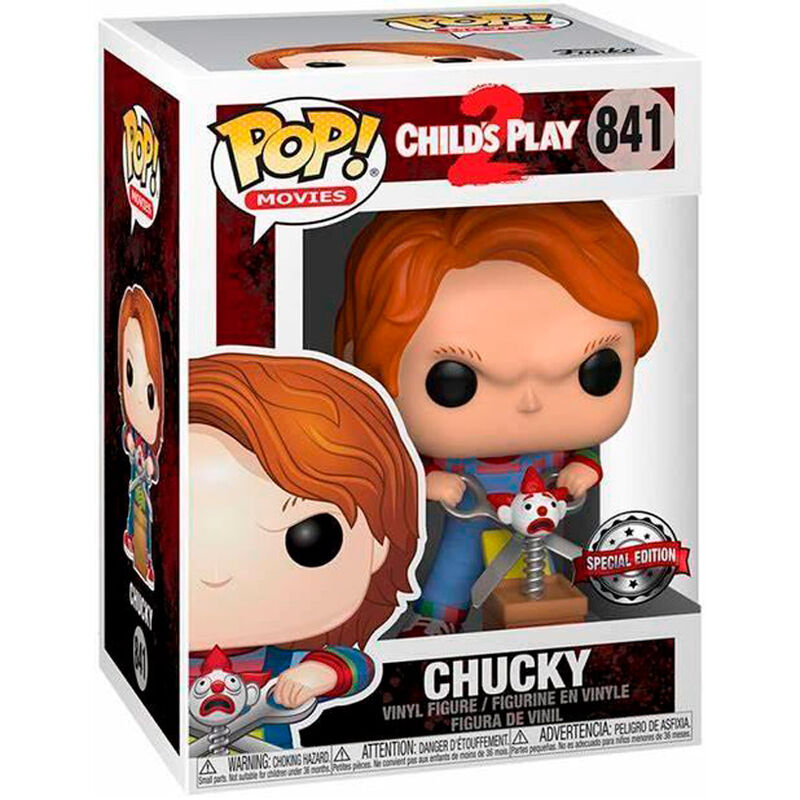 💀🔪 Figurine Funko POP Chucky Exclusive – Le Jeu d’Enfant 2 – 9 cm