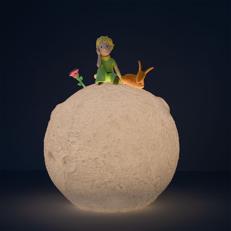 🌙💡 Lampe 3D Le Petit Prince – en forme de lune