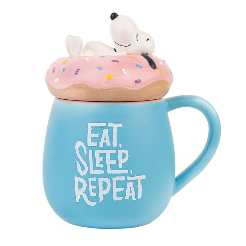 🐾☕ Mug Snoopy 3D « Manger, Dormir, Recommencer » – 500 ml