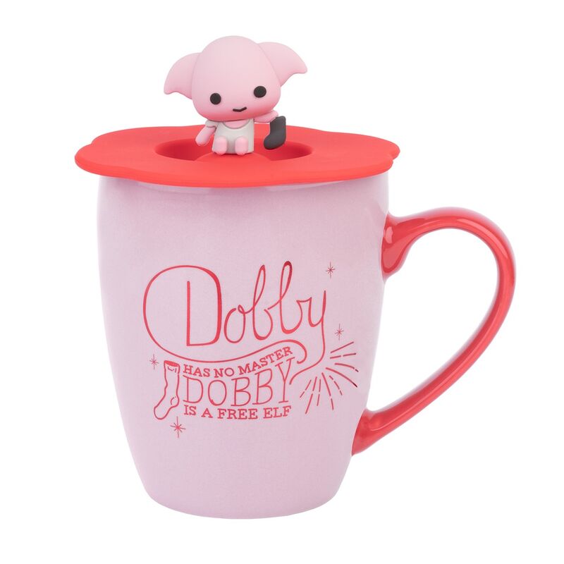 🧙♂️☕ Mug premium avec couvercle Dobby – Harry Potter – 350 ml