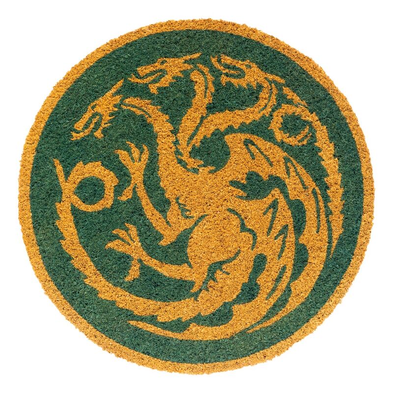 🐉🔥 Paillasson Rond Maison Targaryen – 50 cm