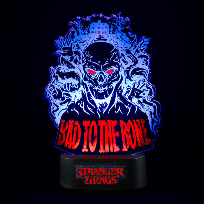 💡👾 Lampe LED – Bad To The Bone (Stranger Things)