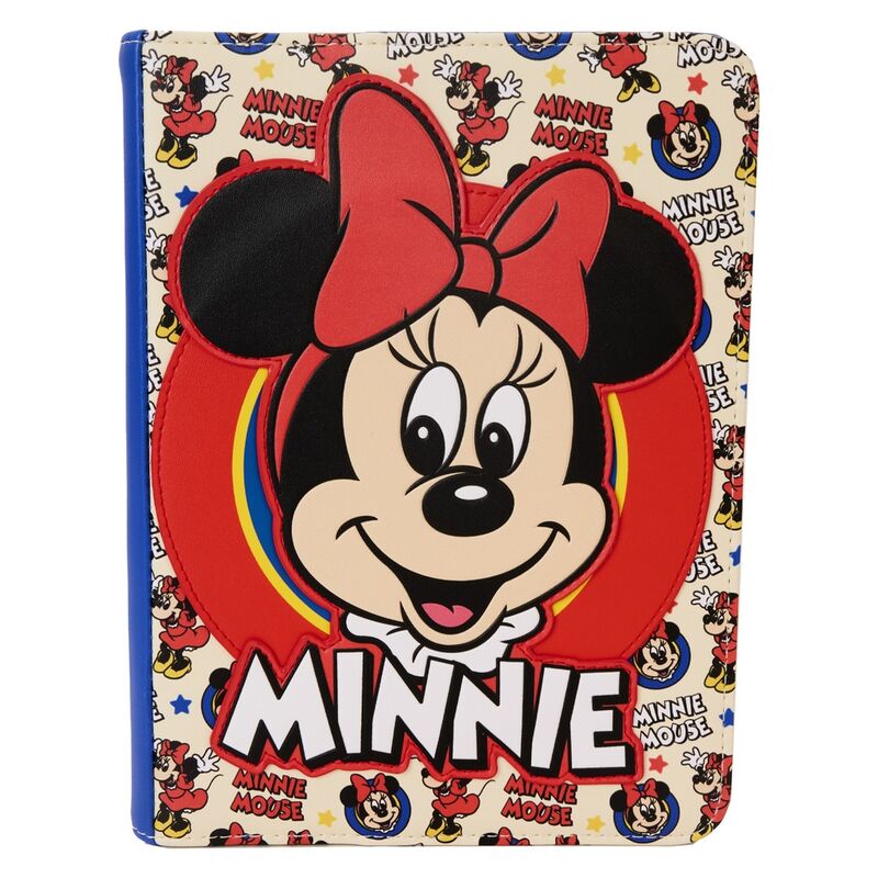 🎀📓 Carnet Disney Minnie Classique – Loungefly (16,5 × 22,2 cm)
