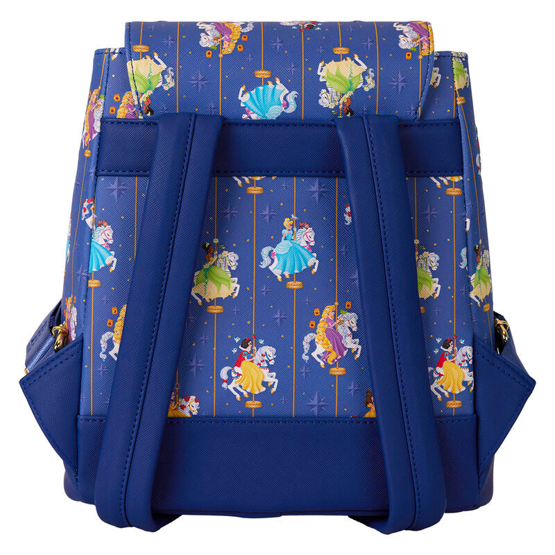 👑 Loungefly Disney – Sac à Dos Princess Carrousel 26 cm