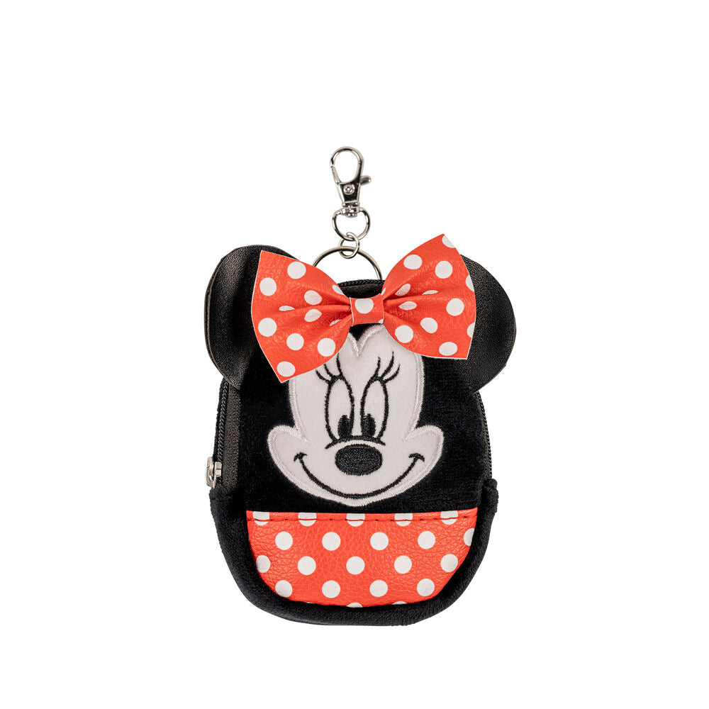 🎀🎒🔑 Mini sac à dos porte-clés Minnie Mouse – Disney