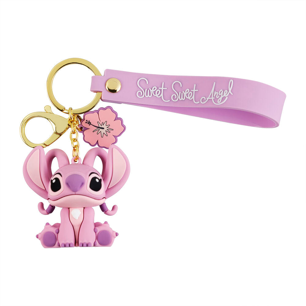 🌸💖🔑 Porte-clés Angel – Disney Lilo & Stitch