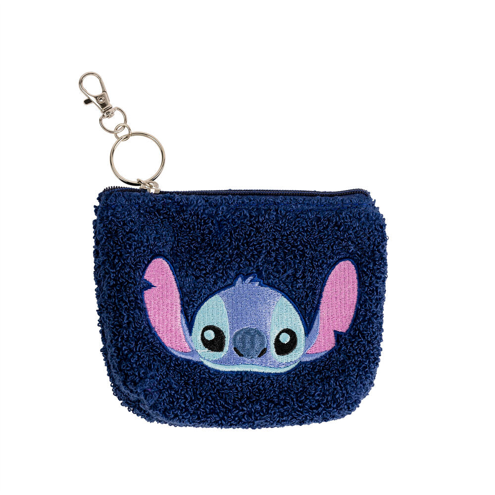 💙🎒🔑 Porte-monnaie / Porte-clés Stitch – Disney