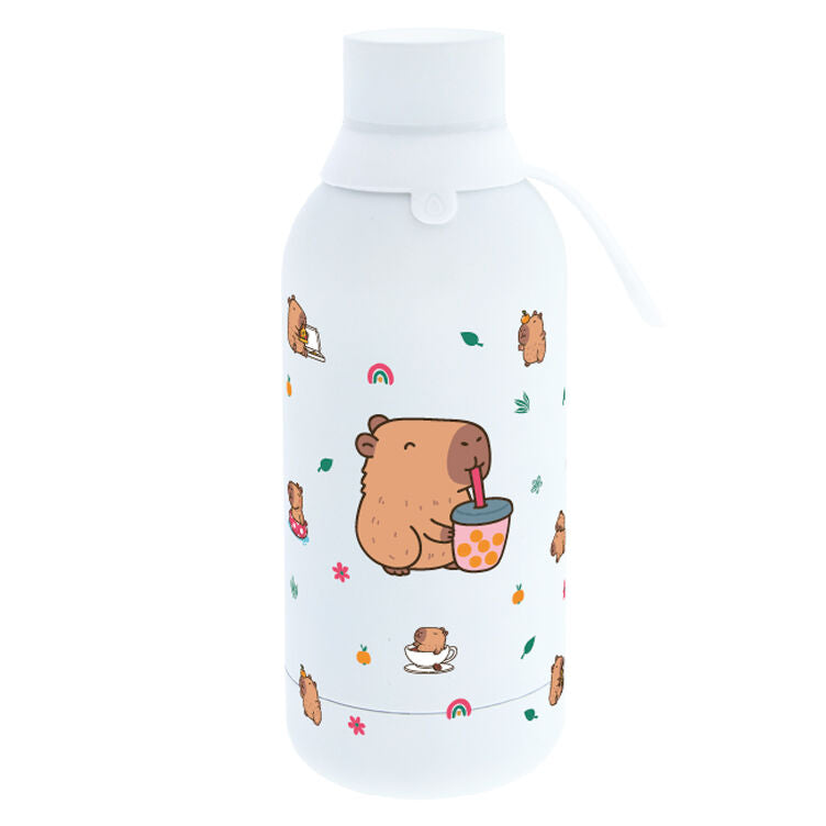 🧋❄️ Bouteille isotherme Bubble Tea “Ice Capybara” – 500 ml
