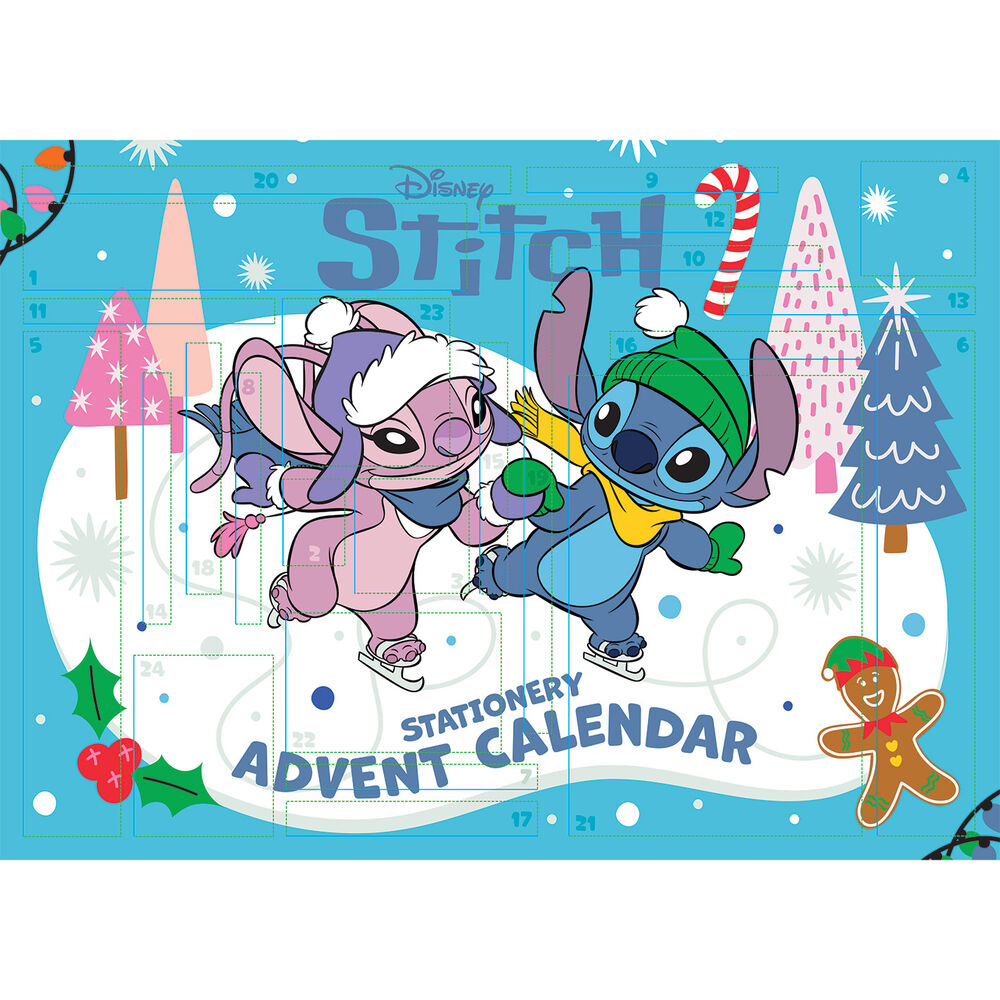💙 Calendrier de l’Avent Disney Stitch – 24 Jours de Papeterie Tropicool 🎁