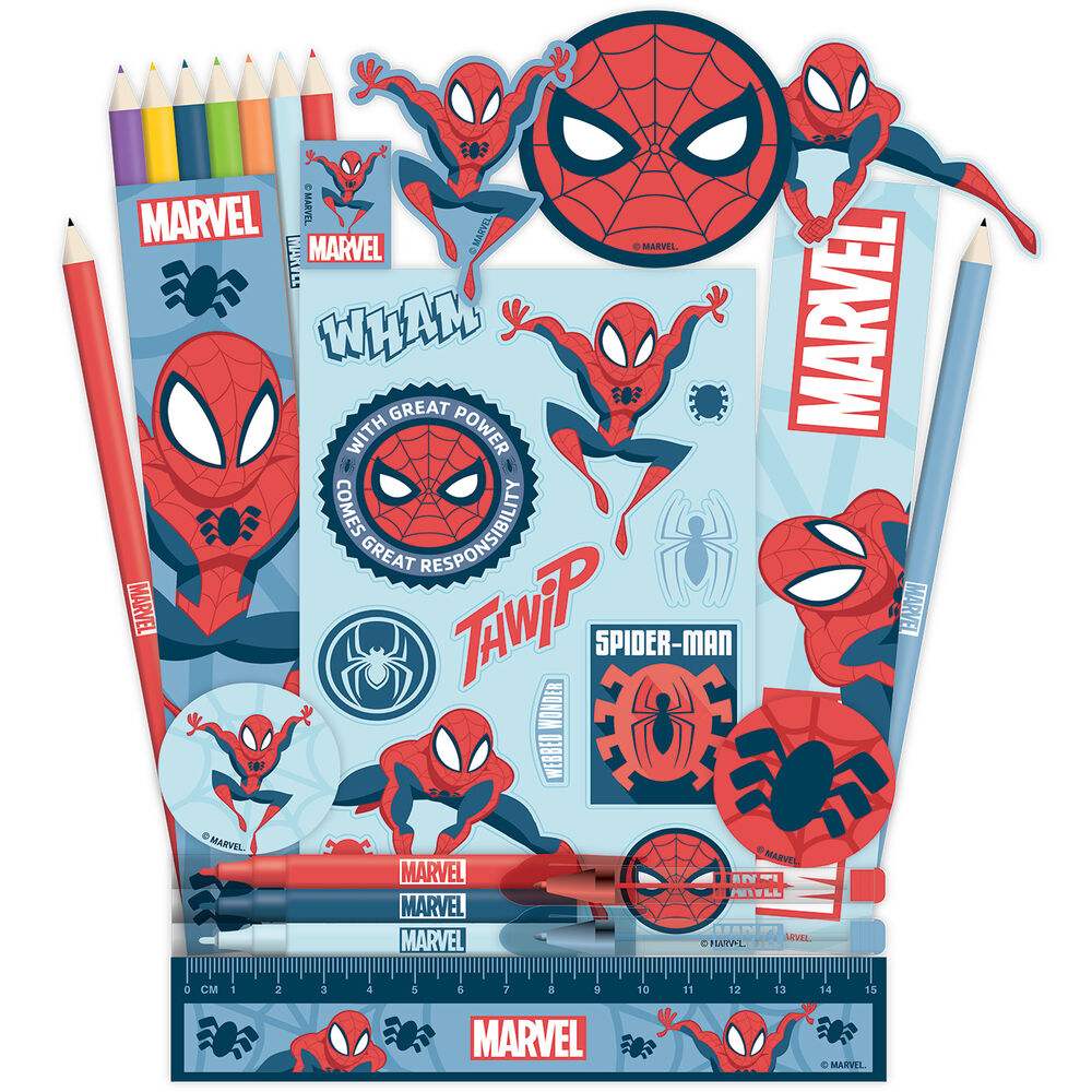 🕷️ Calendrier de l’Avent Marvel Spider-Man – 24 Jours de Papeterie Super-Héroïque 💥