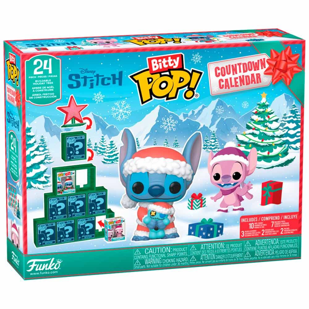 🌺 Calendrier de l’Avent Bitty Pop Disney Stitch – 24 Jours de Malice Miniature 💫
