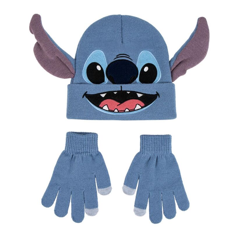 🧢🐾 Ensemble Hiver Stitch – Chapeau & Gants