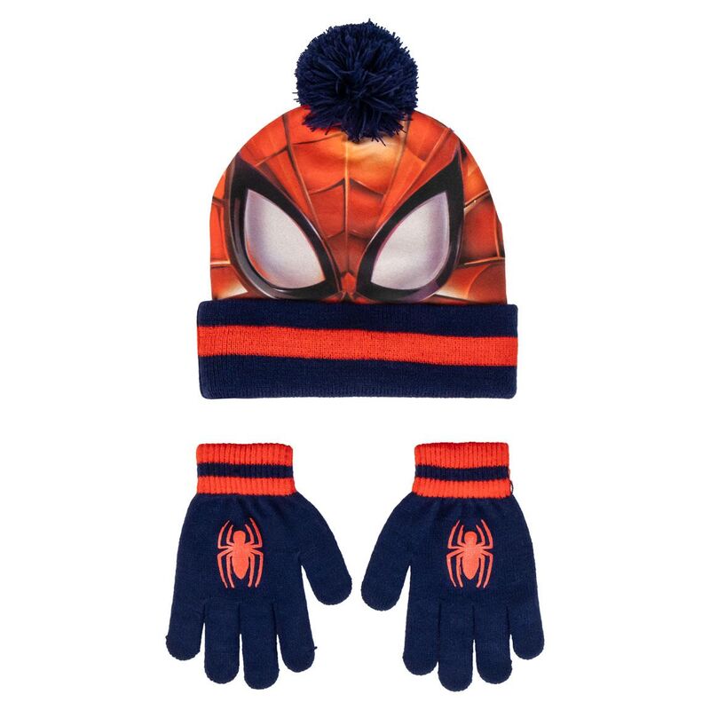🕷️🧤 Ensemble Hiver Spider-Man – Chapeau & Gants