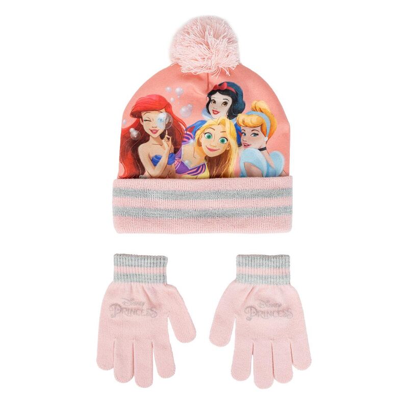 👑🧤 Ensemble Hiver Princesse Disney – Chapeau & Gants