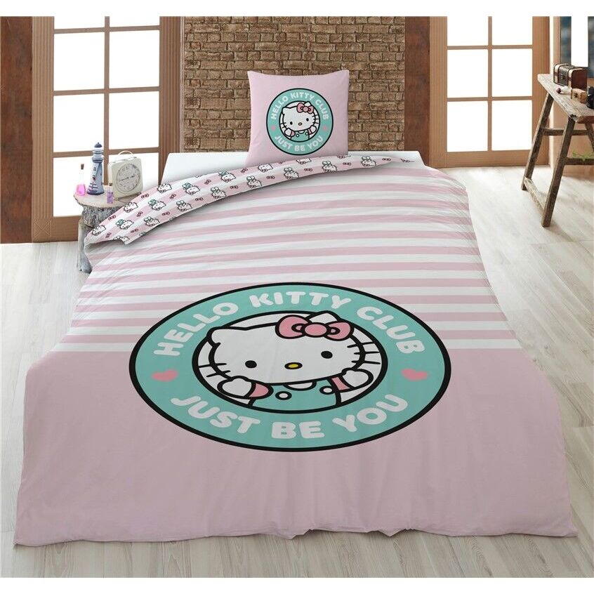 🎀🐱 Housse de couette Hello Kitty – 140 × 200 cm