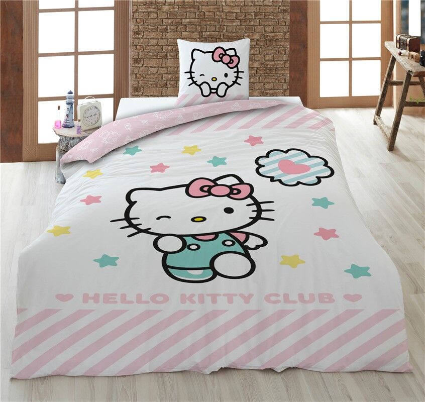 🎀🐱 Housse de couette Hello Kitty – 140 × 200 cm
