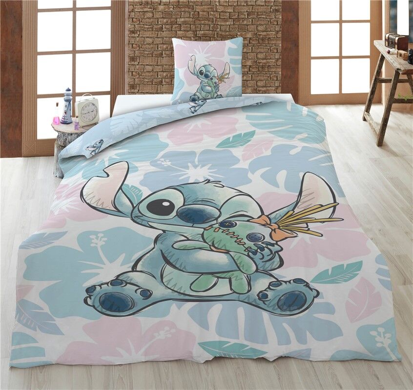 🌙💙 Housse de couette Stitch Disney – 140 × 200 cm