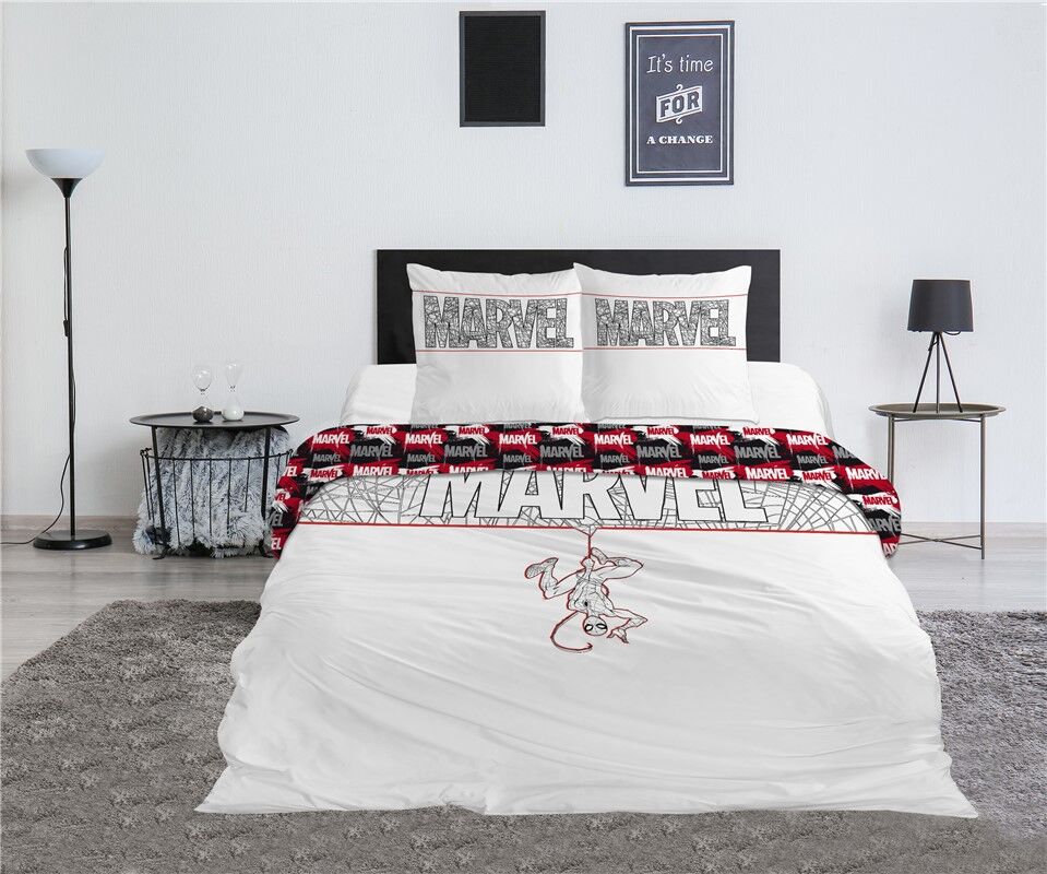 🕷️🛏️ Housse de couette Spider‑Man Marvel – 240 × 220 cm