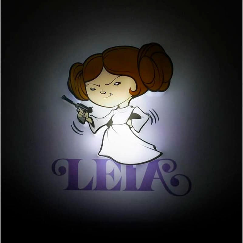 💡👑 Lampe LED miniature – Leia Star Wars