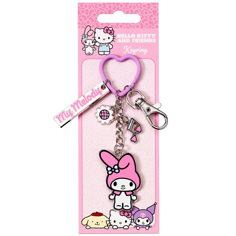 🎀🐰🔑 Porte-clés Hello Kitty My Melody – Sanrio