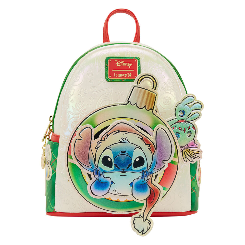 💙 Loungefly Disney Stitch – Sac à dos Holiday 26cm 🎁