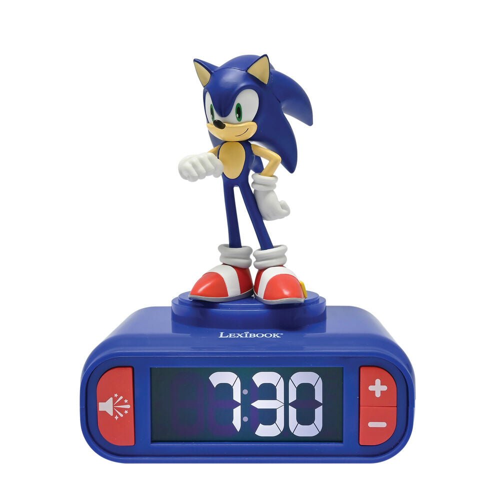 ⏰🌀 Réveil veilleuse 3D – Sonic le Hérisson