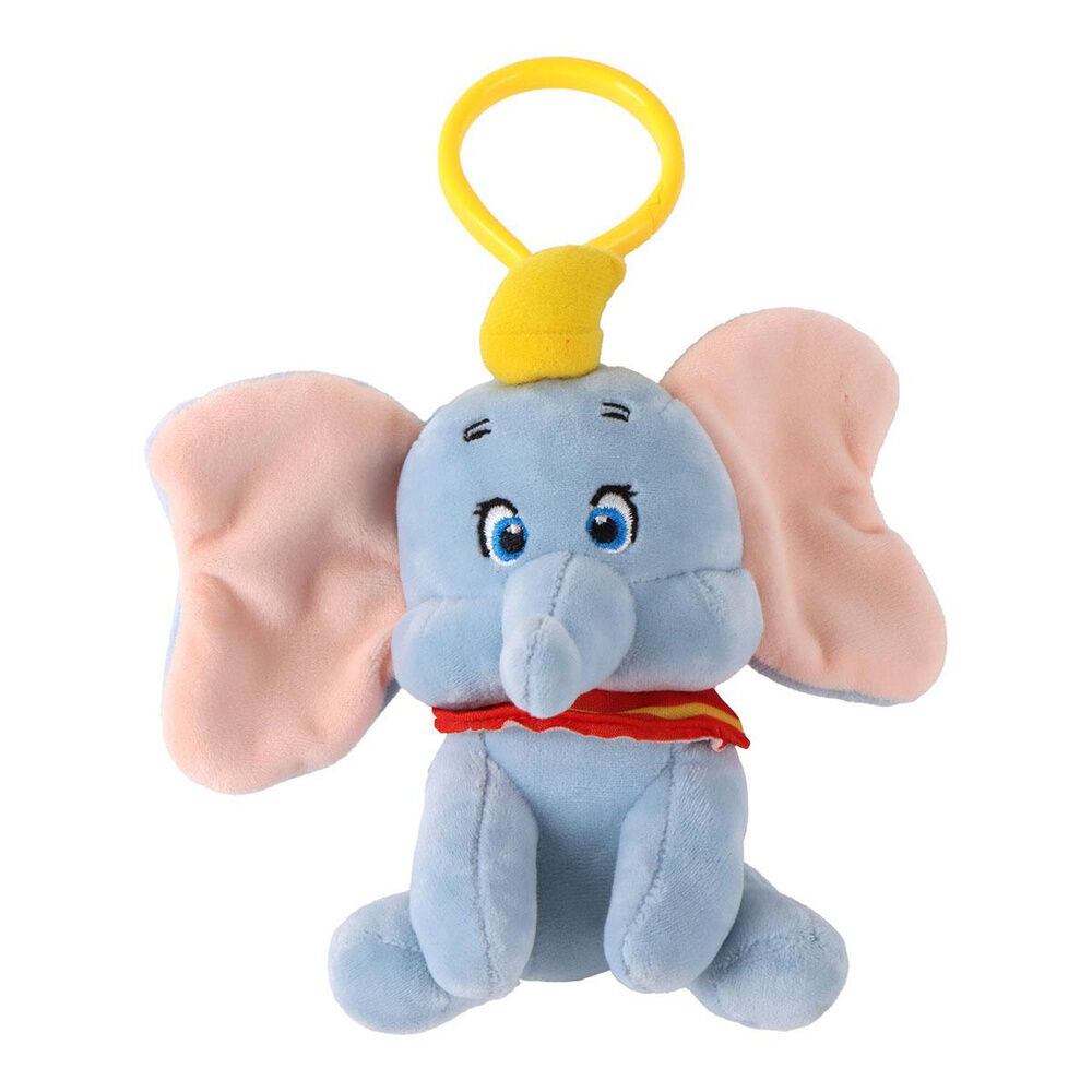 🐘🔑 Porte-clés en peluche Dumbo – Disney – 9 x 12,5 x 6 cm