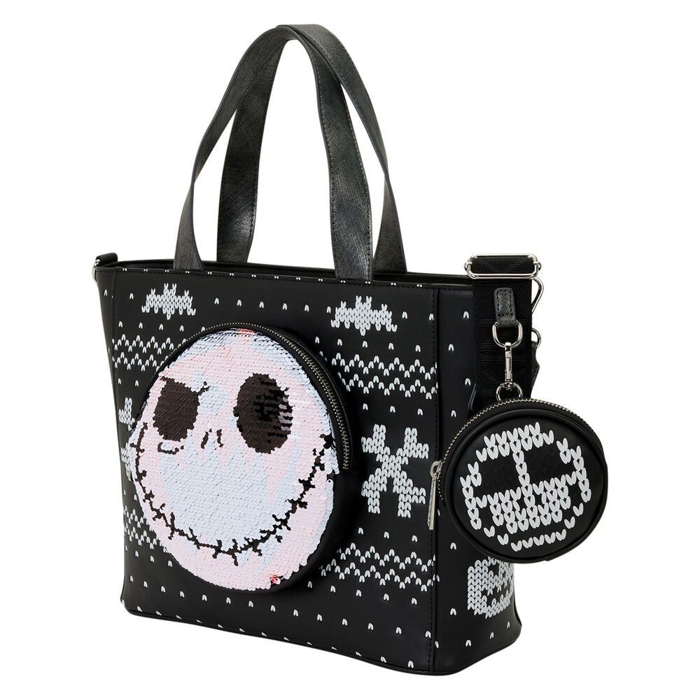 💀 Loungefly Disney Jack Skellington – Sac + Porte-Monnaie Nightmare Before Christmas 🕸️