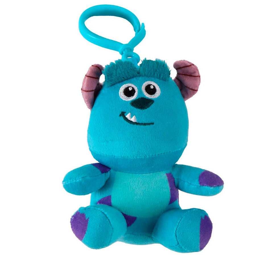 💜🔑 Porte-clés en peluche Sulli – Disney Pixar – 9 x 12,5 x 6 cm