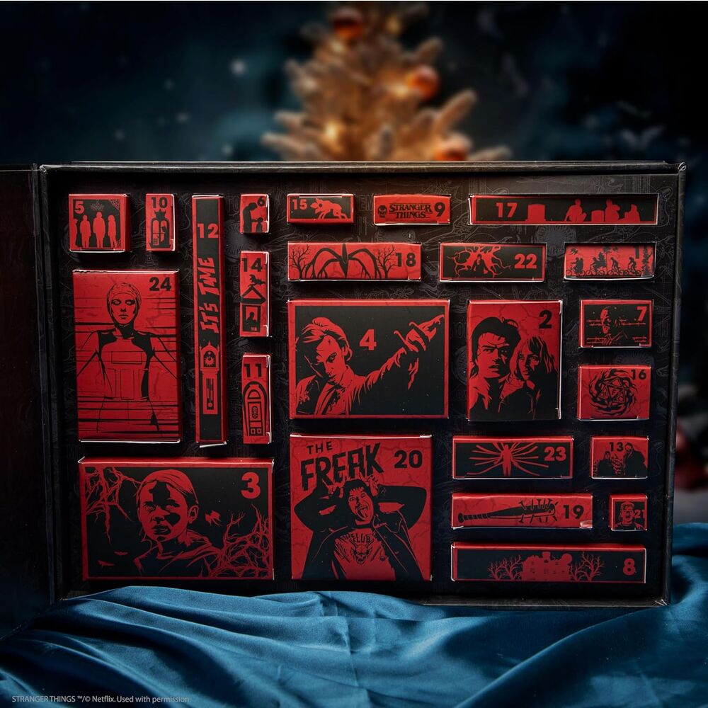 🔦 Calendrier de l’Avent Stranger Things – 24 Jours de Surprises de l’Upside Down 💫