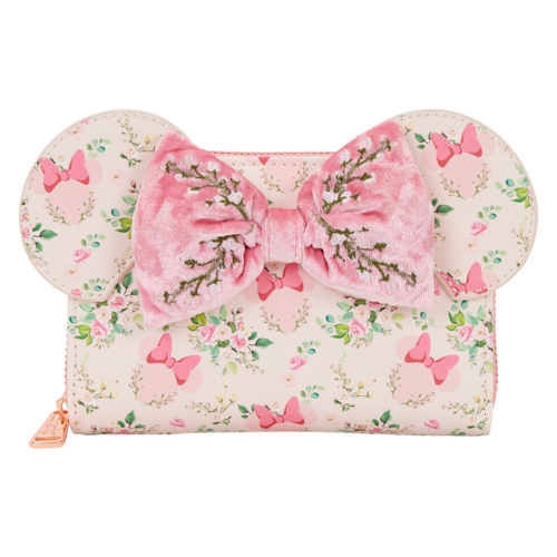 Portefeuille Floral Minnie – Élégance Enchantée par Loungefly