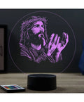 ✨🙏 Lampe Illusion 3D Jésus‑Christ V1