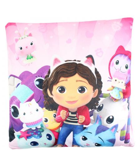 🐱🏠 Coussin Gabby’s Dollhouse – Décoratif