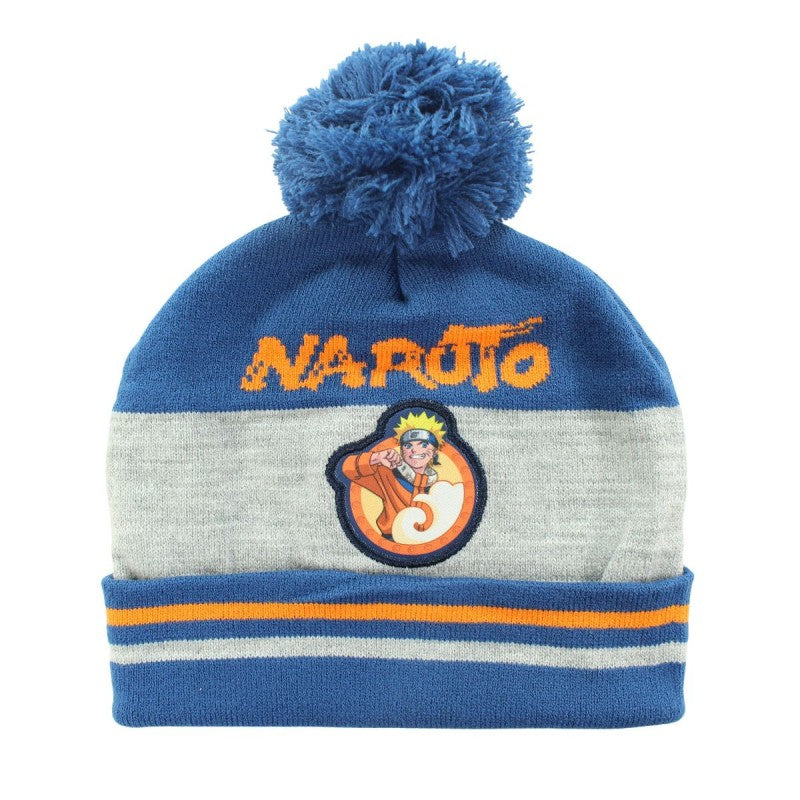 ❄️🍥 Bonnet avec pompon Naruto Shippuden – 100 % Acrylique