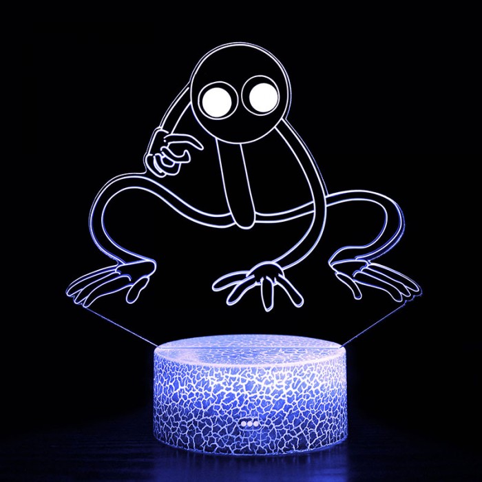 🟣💡 Lampe 3D Purple – Rainbow Friends Roblox