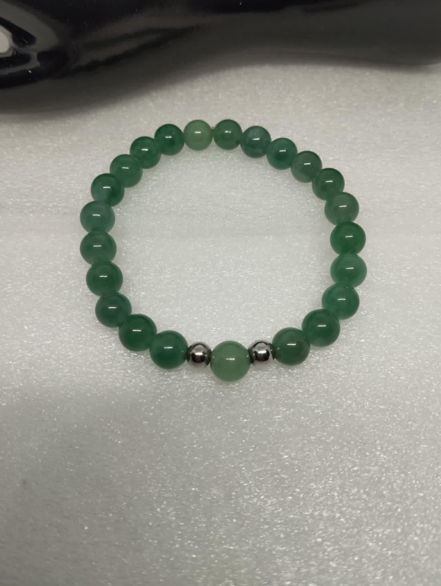💚✨ Bracelet en Pierre Naturelle – Aventurine Verte
