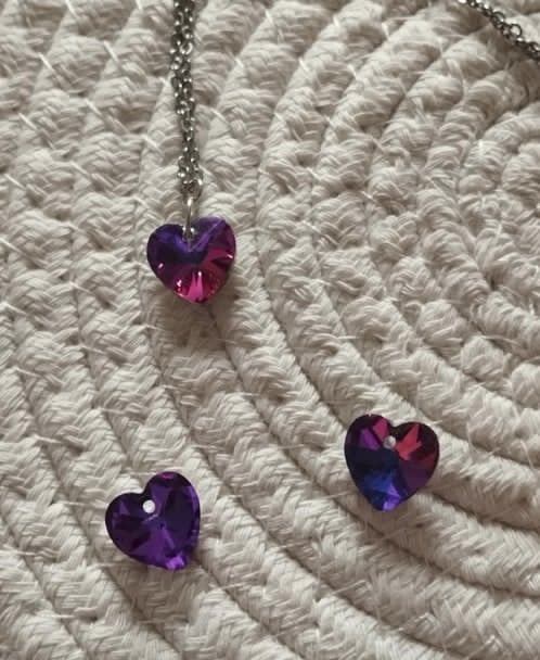 💎✨ Collier Cœur en Cristal