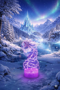 ✨❄️ Lampe 3D Personnalisée à LED – La Reine des Neiges