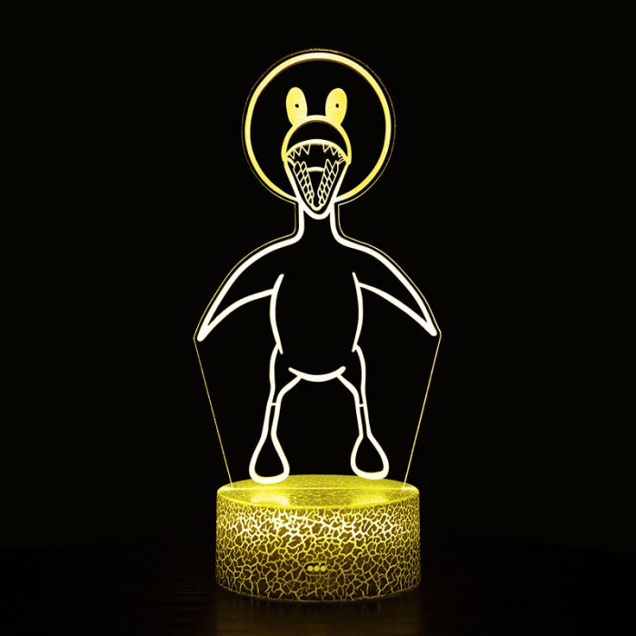 🟡💡 Lampe 3D Yellow – Rainbow Friends Roblox